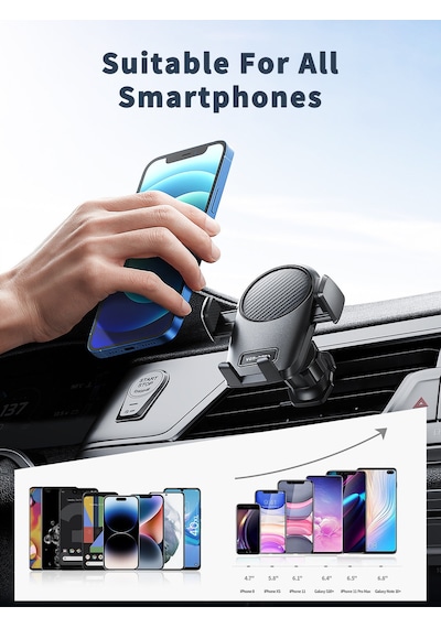 Ven-dens Vd-hd047 Premium Katlanabilir Araç İçi Telefon Tutucu Stand