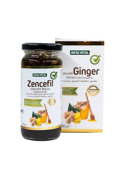Aksu Vital Okaliptus İlaveli Zencefil Ekstraktlı Macun 300 Gr - Ferahlatıcı Etki