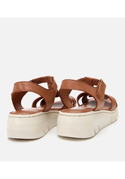 Hotiç Kadın Deri Taba Ayarlanabilir Comfort Sandalet 01sah306850a370 Taba-tan Taba