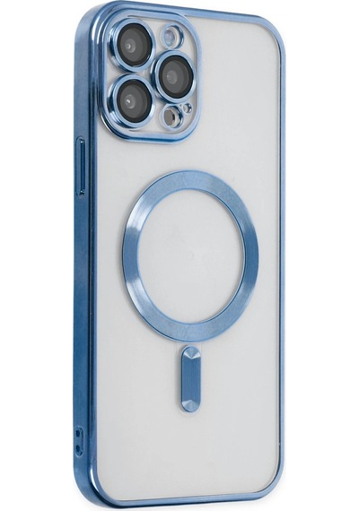 Ilkeshop Newface Apple iPhone Uyumlu 14 Pro Kılıf Kross Magneticsafe Kapak - Sierra Blue