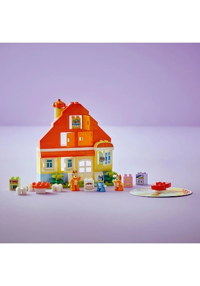 LEGO® DUPLO® Bluey: Bluey Ailesinin Evi ve Hafıza Oyunu 10459 -3 Yaş ve Üzeri Çocuklar için İnteraktif Oyun İçeren Eğitici Yapım Seti (83P)