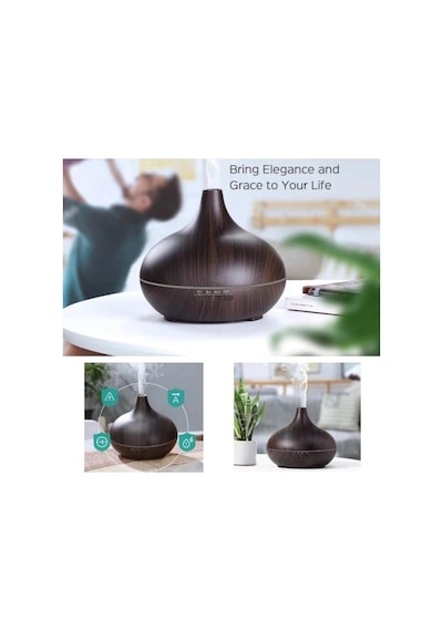 Mi7a Ultrasonik Aroma Hava Nemlendirici Hava Difüzör Kokulu Uçucu Yağ Difüzör 550 Ml