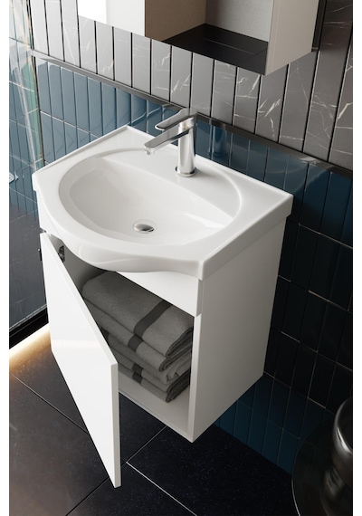 Karen Banyo Fulya 50 Cm Mdf Lavabolu Aynalı Banyo Dolabı Seti Seramik Lavabo Dahil Beyaz Mdf Beyaz Karen Banyo Fulya 50 Cm Mdf Lavabolu Aynalı Banyo Dolabı Seti Seramik Lavabo Dahil Beyaz Mdf Beyaz