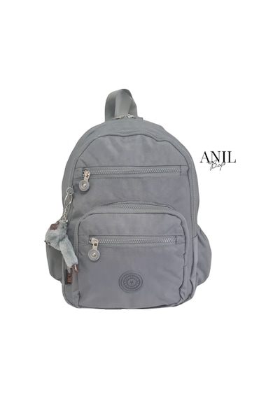 Anılbags Krinkıl Gri Kumaş Suya Dayanıklı Klinkır Sırt Çantası/laptop Gri