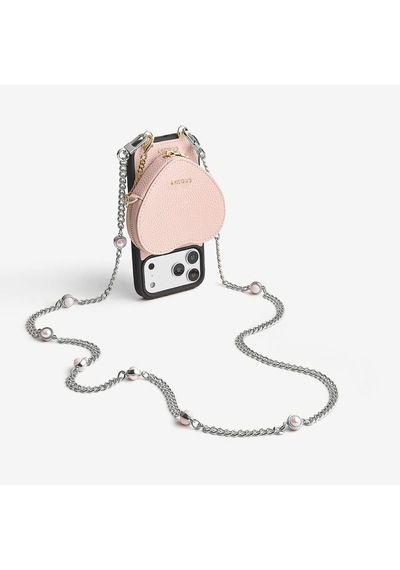 Kombinlenebilir Tasarım Çok Amaçlı Crossbody Telefon Zincir Omuz Askısı - By Bera Lina Silver