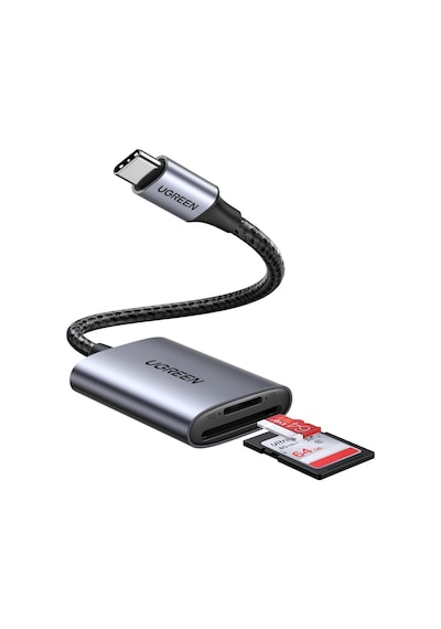 Ugreen Usb C Kart Okuyucu Sd/ Tf Kart Okuyucu Thunderbolt 3 Harici Bellek Kartı Okuyucu Sku: Zeus8690010066503
