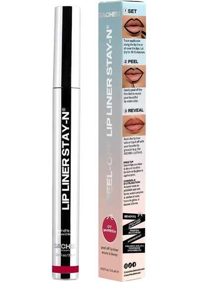 Sacheu Lip Liner Stay-n Soyulabilir Uzun Süre Kalıcı Dudak Çizgisi Belirginleştirici 07 Getredy 3.5ml 07 Getredy