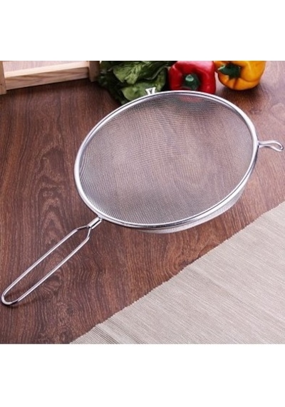 Paslanmaz Saplı Süzgeç 22 CM