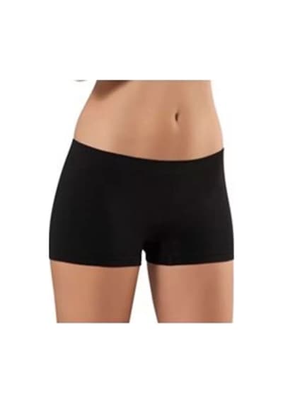 Siyah Dikişsiz Kadın Boxer Korse - 700 Siyah