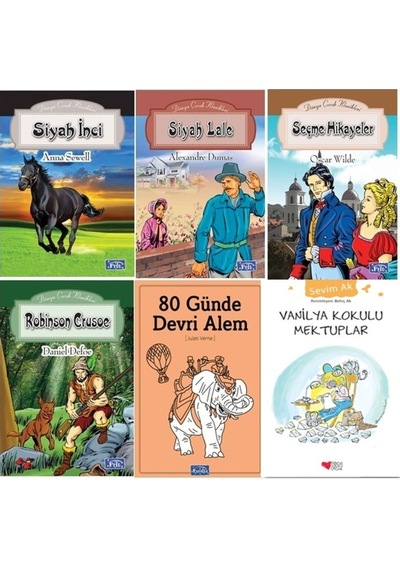Vanilya Kokulu Mektuplar,seçme Hikayeler,siyah İnci Ortaokul Hikaye Okuma Seti