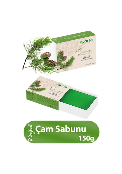 Agarta Doğal El Yapımı Çam Sabunu 150 G