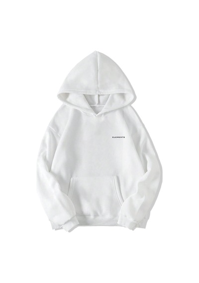 Brz Collection Unisex Oversize Berry Porsche Hoodie Beyaz Beyaz