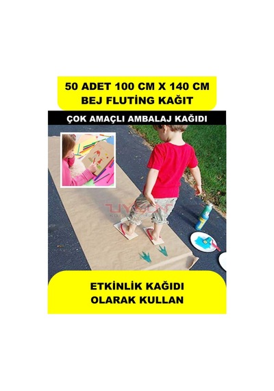 50 Adet 100cm X 140cm 100 Gr. Fluting Bej Ambalaj Kağıdı, Çeyiz Ev Eşyası Hediye Ürün Paketleme, Çocuk Etkinlikleri