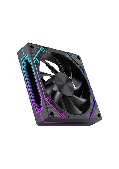 Ng-o120b 7 Adet 120mm Argb Fan 11x Argb Pwm Slot Kontrolcü Ve Kumanda Siyah