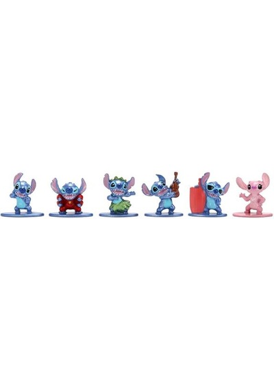 Jada Nano Metalfigs Disney Stitch Diorama 6 Lı Metal Figür Seti 4 Cm 36325