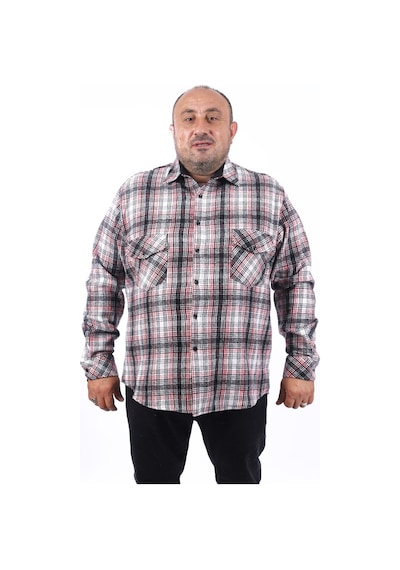 Moc Grande MocGrande Büyük Beden Oduncu Gömlek Sportsman 22215 Çok Renkli