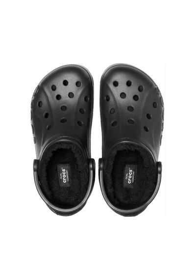 Crocs Baya Lined Clog Kadın Terlik Siyah