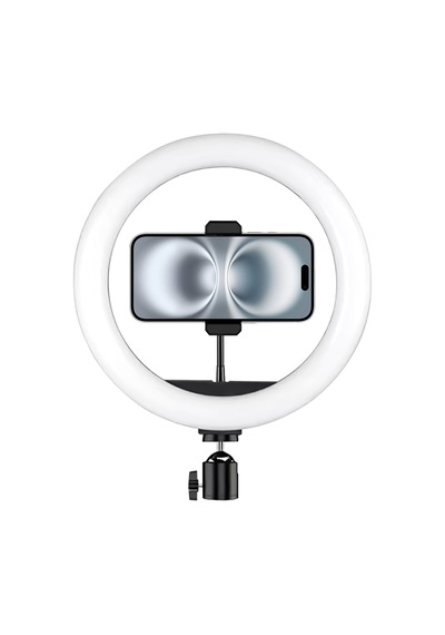 Rgb Renkli Led Halka Işık 33 Cm Ring Light Telefon Tutuculu Canlı Yayın Seti