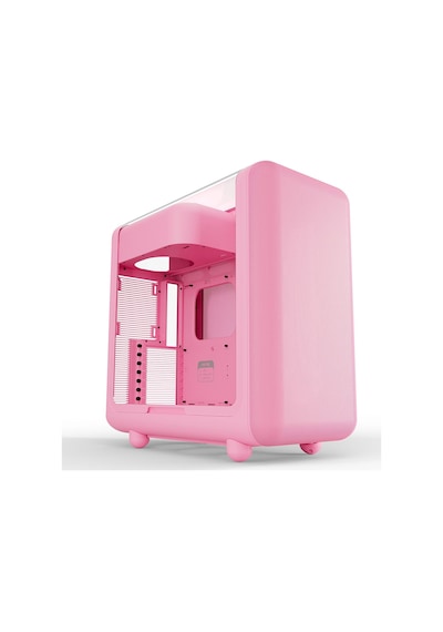 X50 Strawberry Milk Temperli Cam Usb 3.2 Atx Mid Tower Gaming Kasa Cs-hyte-x50g-sm