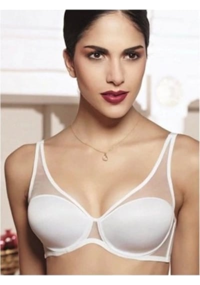 Nurteks 1010 Minimiser Desteksiz Sütyen - Beyaz - 90b Beyaz