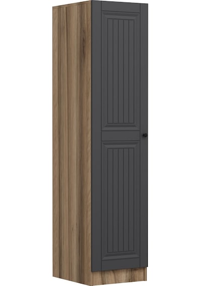 Minar Kale 1 Kapaklı Dolap İlkbahar Mebran 210cm - Dore/antrasit - Raflı Çok Renkli
