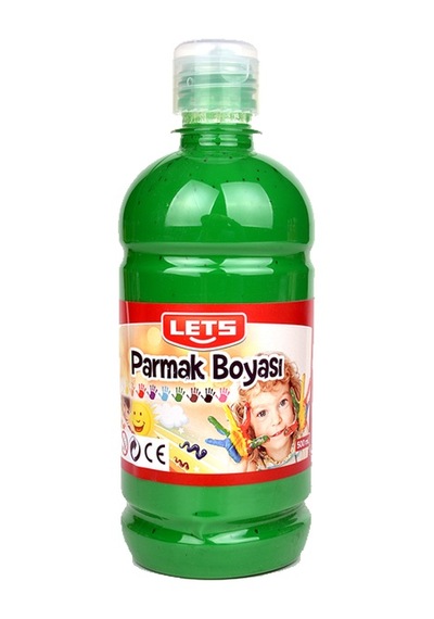 Lets Parmak Boyası 500 Ml Yeşil L-5007 Çok Renkli