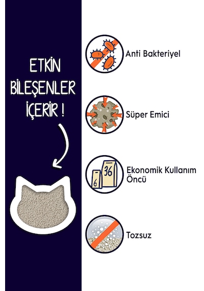 Sıvocat Topaklanan Doğal Kedi Kumu 6 L