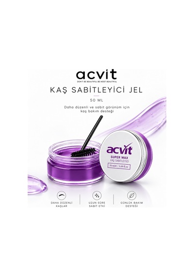 Süper Wax Kaş Sabitleyici Ve Şekillendirici Jel 50 ML