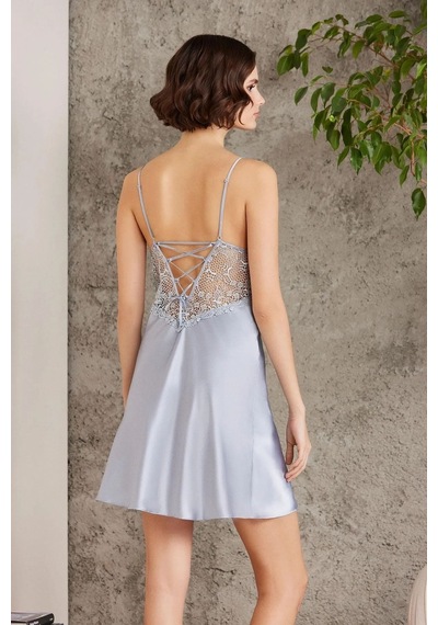 Pierre Cardin 6000 Kadın Dantelli Saten 6'lı Set-mist Mist