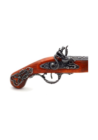 Denix Dekoratif Çakmaklı Tabanca 37 Cm, İngiltere 18. Yüzyıl Flintlock Pistol