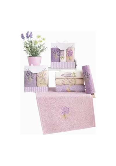 Nakışlı 3&apos Lü Mutfak Ve El & Yüz Havlu Seti 30x50 Cm Lavanta, Nakıslımutfak 4 Renk