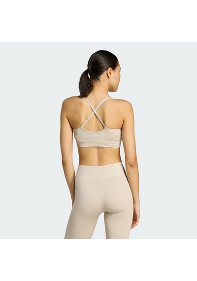 Adidas Workout Essentials Hafif Destekli Kadın Büstiyer C-adıjx3897b30a00 Bej