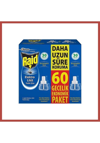 Bezos 60 Gece Elektro Likit Yedek 1 Adet Erdotıca