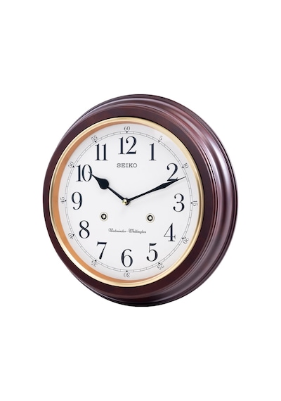 Seiko Clock Qxh202z Ahşap Müzikli Çift Zilli Duvar Saati Beyaz