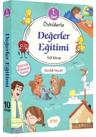 Öykülerle Değerler Eğitimi 1. Sınıflar İçin 10 Kitap Set