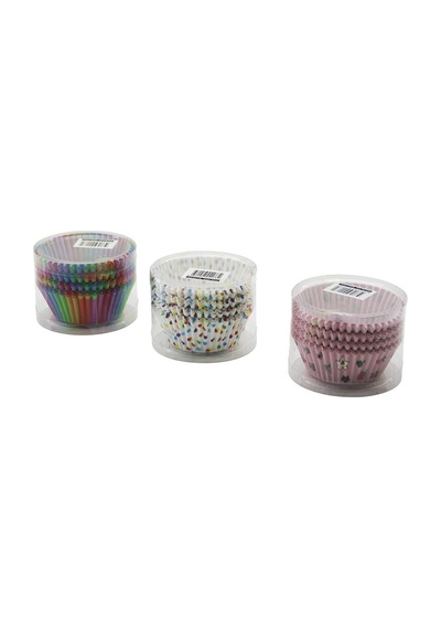İbico İ22-173 Yuvarlak İnce Muffin Kağıt Kek Kapsülü 6.5cm X 2.5cm 100 Adet - 12'li Paket Diğer