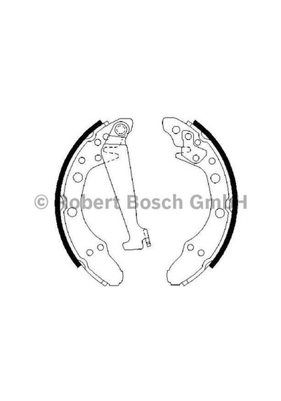 BOSCH 986487270 KAMPANA BALATA GOLF III 91- POLO CLASSIC POLO III