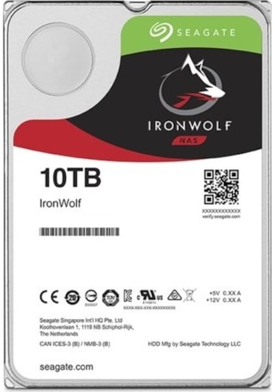 Seagate Ironwolf 3.510 TB 256 MB 7200 St10000Vn0008