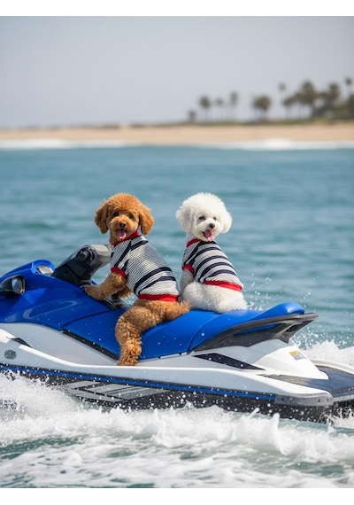 Yacht Club Marin Çizgili Köpek Tişörtü Lacivert Kırmızı Yazlık Köpek Kıyafeti Küçük Irklar Yacht Club Marin Çizgili Köpek Tişörtü Lacivert Kırmızı Yazlık Köpek Kıyafeti Küçük Irklar