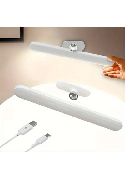 Dokunmatik Usb İle Şarj Olabilen 27 Cm Led Aydınlatma Makyaj Aynası Işığı