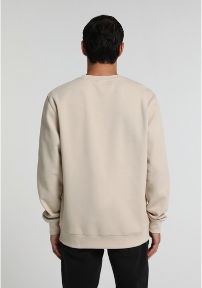 Colin's Colins Regular Fit Yuvarlak Yaka Düz Erkek Taş Sweatshirt Cl1082264 Q1.v2 Stn