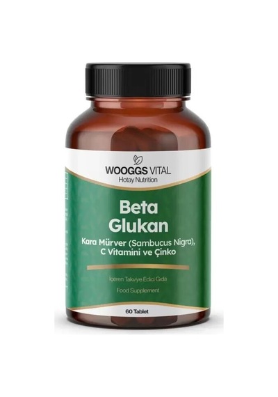 Wooggs Vital Beta Glukan Takviye Edici Gıda 60 Tablet
