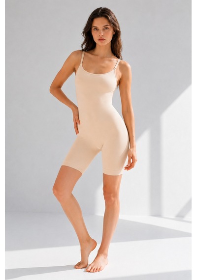 Fit Women Kadın Bel Bacak Ten Rengi Full Body