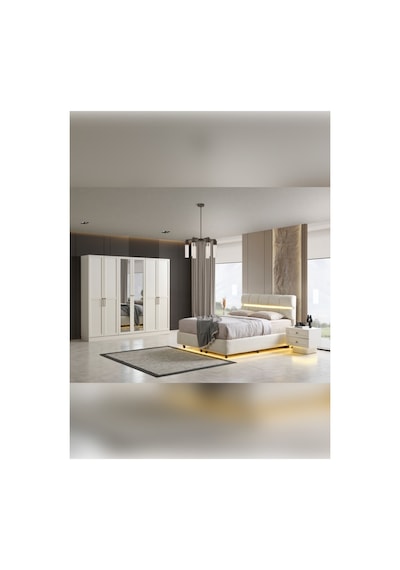 Beydüz Mobilya %100 Mdf Elabor Yatak Odası Takımı