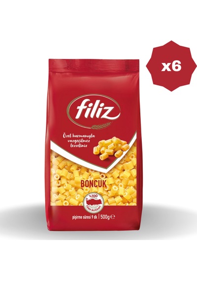 Boncuk Makarna 500 Gr - 6 Adet