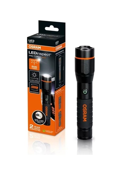 Osram El Feneri Ledli Fonksiyonlu Şarjlı Mıknatıslı 500 Lümen 170 35 Mm