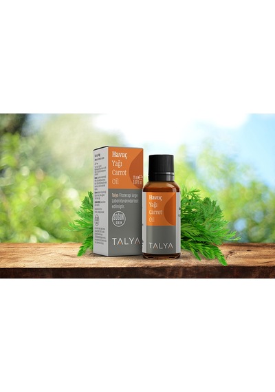 Talya Soğuk Sıkım %100 Saf ve Doğal Havuç Yağı 20 ML