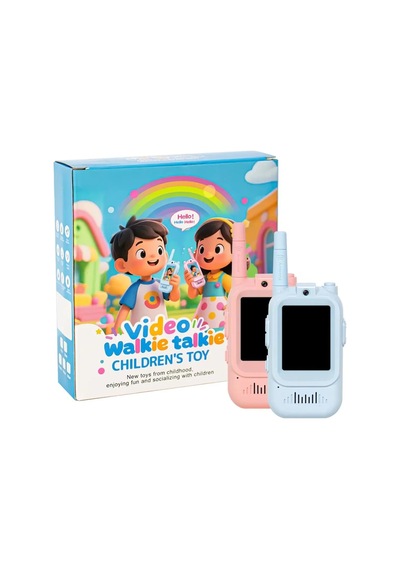 Görüntülü Şarjlı Çocuk Telsiz 2 Li Video Walkie Talkie