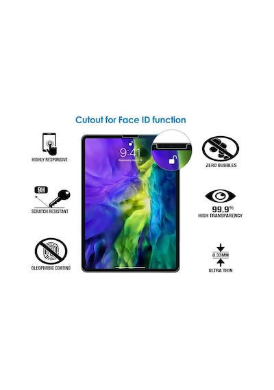 Apple Uyumlu iPad  Pro 11 İnç 2. Nesil 2020 Ekran Koruyucu Flexible Nano