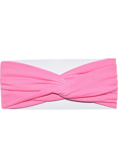 Saç Bandı Fiyonk Bandana Pembe